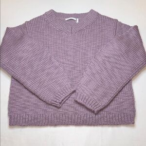 Helmut Lang V Neck Slub Pullover Sweater, Size M, NWT